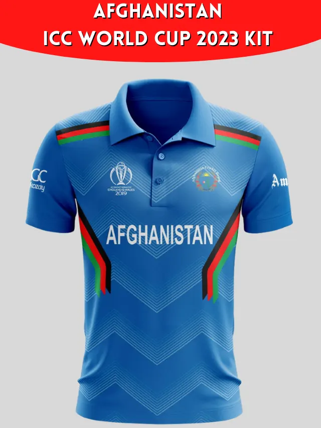 Afghanistan Team Kit/Jersey Cricket World Cup 2024