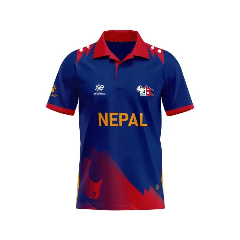 Nepal Cricket Team Kit/Jersey For ICC T20 World Cup 2024