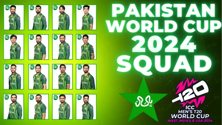 Pakistan Team Squads for ICC T20 World Cup 2024 & Player List