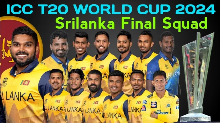 Sri Lanka Team Squads for ICC T20 World Cup 2024 & Player List