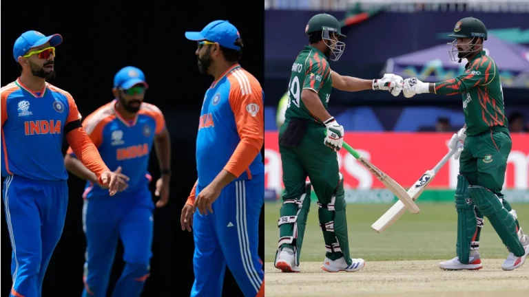 India vs Bangladesh At North Sound ICC T20 World Cup IND vs BAN Live @ Ptv Sports