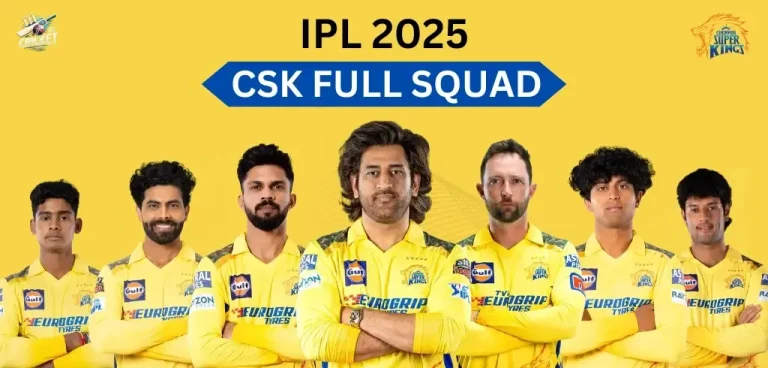 Chennai Super Kings Squad IPL 2025
