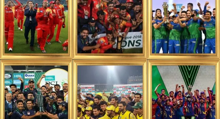 PSL Winners List