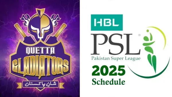 Quetta Gladiators Schedule for PSL 2025